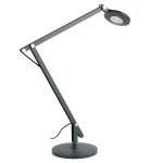 Lampada da lettura LED Locke corpo grigio 6W 500lm 4000K - Luce Ambiente Design