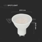 Lampadina LED GU10 10W 1000lm 110° - V-tac Samsung - immagine 3