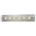 Applique da parete LED Polaris corpo in alluminio e vetro 6W 3000K - Esto