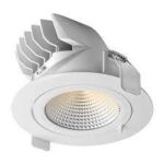 Faro LED COB incasso 30W 2379lm 70° luce calda 3000K - Wiva