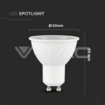 Lampadina LED GU10 8W 720lm 38° V-tac Samsung - immagine 3