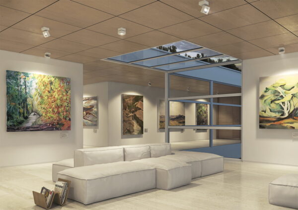 Faretto Proiettore LED orientabile Mini Rubyc 8W 850lm 4000K 40° IP20 da soffitto o parete bianco per interni - Beneito Faure - immagine 2