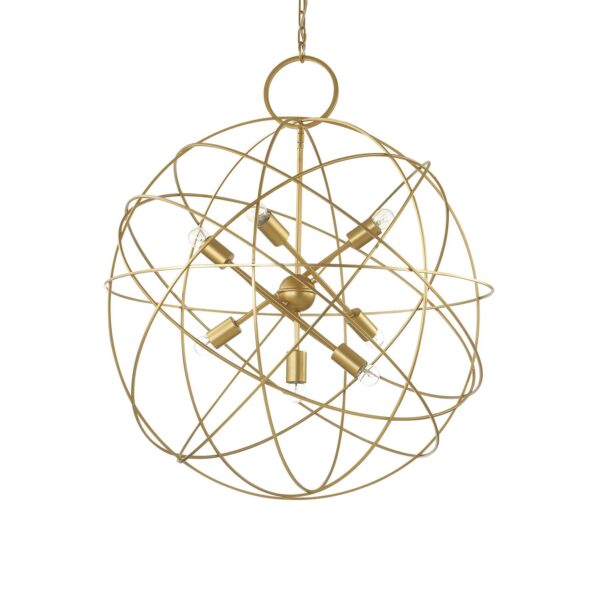 Lampadario a sospensione KONSE SP7 E27 max 6x60W ideal lux - immagine 1