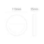Segnapassi superficiale Mis Round Switch LED 3W 200lm 45° CCT (2700-3200-4000K) - Beneito Faure