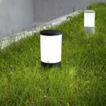 Paletto Amelia spike nero in resina 8,5W 920lm 2700K-4000K-6500K con diffusore in polimetilmetacrilato - Fumagalli