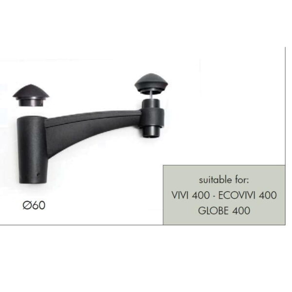 FG8031874000010 Braccio per fissaggio a palo Midipilar system in resina - Fumagalli - immagine 1