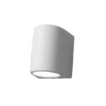 Applique Marta 160 1 da parete in resina con diffussore in plastica 1xE27 - Fumagalli