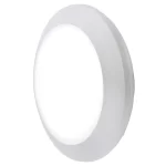 Plafoniera rotonda Berta da parete o soffito in resina 1xE27 con diffusore in polimetilmetacrilato opaco - Fumagalli