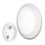 Plafoniera rotonda Umberta in resina con attacco 2XE27 con diffussore in polimetilmetacrilato - Fumagalli