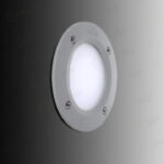 Faretto da incasso rotondo Leti 100 round da parete in resina 3W 410lm 3000-6500K 1xGX53 inclusa con diffusore in polimetilmetacrilato - Fumagalli