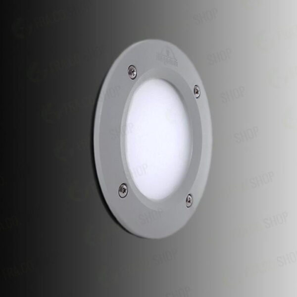 Faretto da incasso rotondo Leti 100 round da parete in resina 3W 410lm 3000-6500K 1xGX53 inclusa con diffusore in polimetilmetacrilato - Fumagalli - immagine 1