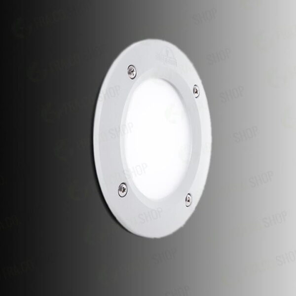 Faretto da incasso rotondo Leti 100 round da parete in resina 3W 410lm 3000-6500K 1xGX53 inclusa con diffusore in polimetilmetacrilato - Fumagalli - immagine 1