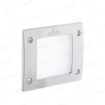 Faretto da incasso quadrato Leti 100 square da parete in resina 3W 410lm 3000-6500K 1xGX53 inclusa con diffusore in polimetilmetacrilato - Fumagall