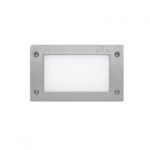 Faretto da incasso rettangolare Leti 200 da parete in resina 3W 410lm 3000-6500K 1xGX53 inclusa con diffusore in polimetilmetacrilato - Fumagalli