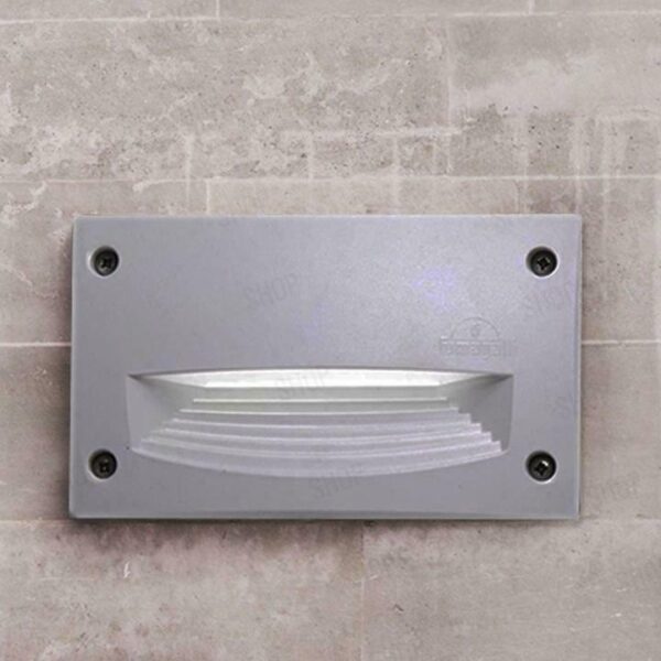 Faretto da incasso rettangolare Leti 200 hs da parete in resina 3W 410lm 3000-6500K 1xGX53 inclusa con diffusore in polimetilmetacrilato - Fumagalli - immagine 1