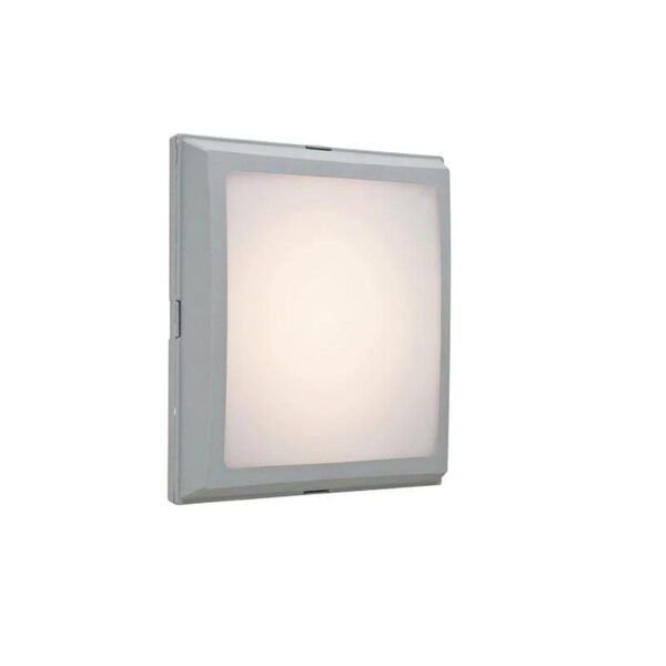 FG8031874022685 Plafoniera quadrata Giuseppe da parete in resina con diffussore in polimetilmetacrilato 2xE27 - Fumagalli - immagine 1
