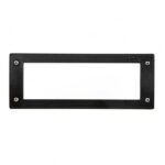 Segnapassi rettangolare Leti 300 da parete in resina con diffussore in polimetilmetacrilato opaco 1xE27 - Fumagalli