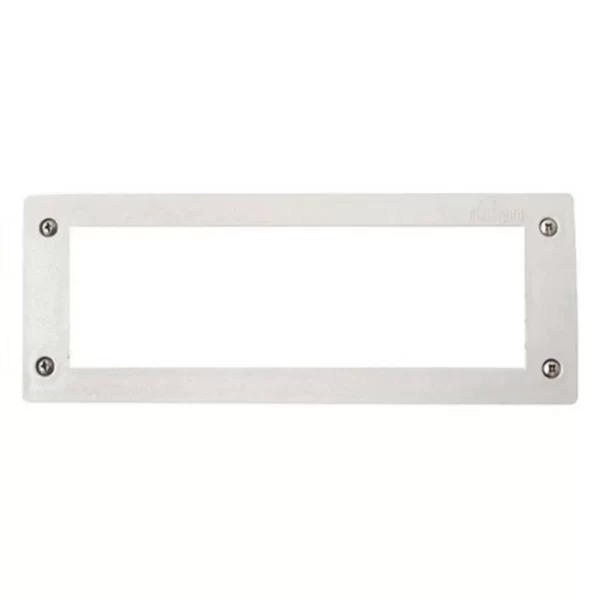 FG8031874024078 Segnapassi rettangolare Leti 300 da parete in resina con diffussore in polimetilmetacrilato opaco 1xE27 - Fumagalli - immagine 1