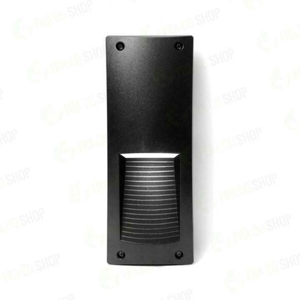 Segnapassi da incasso Leti 300 vp da parete in resina 1xE27 con diffussore in polimetilmetacrilato - Fumagalli - immagine 1