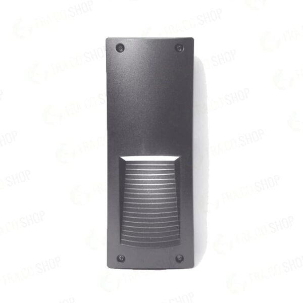 Segnapassi da incasso Leti 300 vp da parete in resina 1xE27 con diffussore in polimetilmetacrilato - Fumagalli - immagine 1