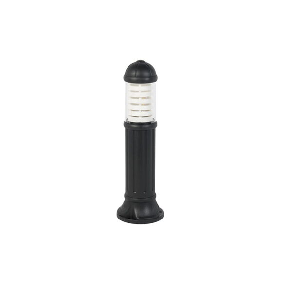 Paletto Sauro 800 da terra in resina con attacco 1xE27 con diffusore in polimetilmetacrilato trasparente - Fumagalli - immagine 1