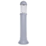 Paletto Sauro 1100 a terra in resina con attacco 1xE27 con diffusore in polimetilmetacrilato trasparente  - Fumagalli
