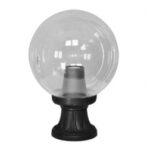 Applique sfera Mikrolot/g250 da terra in resina con diffusore in polimetilmetacrilato trasparente 1xE27 - Fumagalli