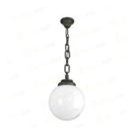 Sospensione sfera Sichem/g250 a sospensione in resina con diffusore in polimetilmetacrilato opaco 1xE27 - Fumagalli