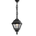 Sospensione Sichem/cefa a soffitto in resina con attacco 1xE27 con diffusore in polimetilmetacrilato trasparente - Fumagalli