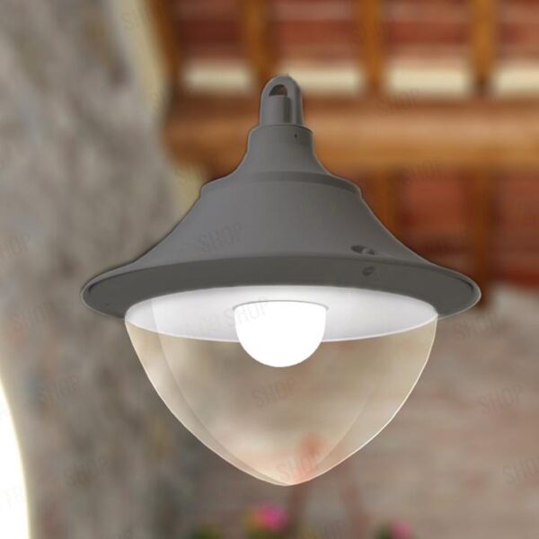 Sospenione Luigi 400 dr da sofitto in resina 50W 6650lm 3000-4000K con diffusore in polimetilmetacrilato trasparente 1xE27 - Fumagalli - immagine 1