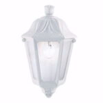 Applique Iesse da parete in resina con diffusore in polimetilmetacrilato trasparente 1xE27 - Fumagalli