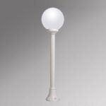 Paletto Mizar/g250 da terra in resina 8,5W 920lm 2700K-4000K-6500K 1xE27 con diffusore in polimetilmetacrilato opaco - Fumagalli