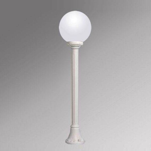 Paletto Mizar/g250 da terra in resina 8,5W 920lm 2700K-4000K-6500K 1xE27 con diffusore in polimetilmetacrilato opaco - Fumagalli - immagine 1