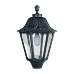 Testa per palo Noemi con attacco 60mm in resina 50W 6550lm 4000K 1xE27 con diffusore in polimetilmetacrilato  - Fumagalli
