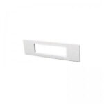 Segnapassi da incasso rettangolare Nina 190 a parete in resina 7,5W 790lm 2700K-4000K-6500K 1xR7s con diffusore in polimetilmetacrilato - Fumagalli