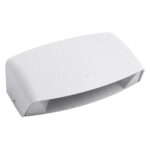 Applique Abram 190 a parete in resina 7,5W 790lm 2700K-4000K-6500K 1xR7s con diffusore in polimetilmetacrilato trasparente - Fumagalli