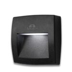 Segnapassi Lorenza nero 150 a parete in resina 3,2W CCT - Fumagalli