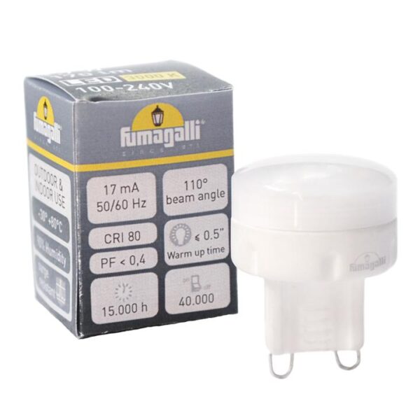 FG8031874212147 Lampadina LED con attacco G9 1,7W 150lm 3000K - Fumagalli - immagine 1