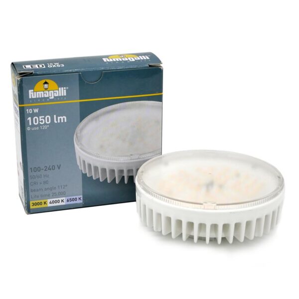 FG8031874221729 Lampadina LED con attacco GX53 10W 1290lm 2700K-4000K-6500K - Fumagalli - immagine 1