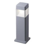 Paletto da terra in resina Elisa 500 in resina 10W 1290lm 2700K-4000K-6500K 1xGX53 con diffussore in polimetilmetacrilato - Fumagalli