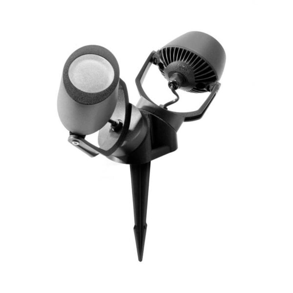 Faretto Minitommy 2l a terra in resina 7W 2x350 2700K-4000K con diffusore in plastica - Fumagalli - immagine 1