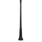 Palo Ricu bisso/cefa nero in resina 8,5W 2x920lm 2700K-4000K-6500K 2xE27 con diffusore  in polimetilmetacrilato - Fumagalli