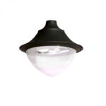 Testa per palo Vivi 400 con attacco 1xE27 con diffusore in polimetilmetacrilato - Fumagalli