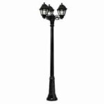 Palo da giardino Gigi bisso/mary 3l corpo in resina con diffusore trasparente 3xE27 incluse 8,5W - Fumagalli