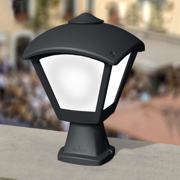 FG8031874259210 Lampada da terra a lanterna Disma/Roby base inclusa con attacco 1xE27 - Fumagalli - immagine 1