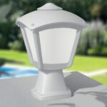 Lampada da terra a lanterna Disma/Roby base inclusa con attacco 1xE27 - Fumagalli