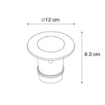 Faretto da incasso Ceci 120 in resina 3W 410lm 3000K-4000K-6500K 1xGX53 con diffusore in plastica - Fumagalli - immagine 2
