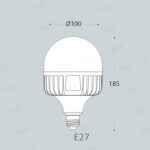 Lampadina LED con attacco E27 30W 3300lm 4000K - Fumagalli - immagine 2