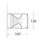 Applique Ester wall da parete in resina 7W 800lm 3000K 1xGX53 con diffusore in polimetilmetacrilato - Fumagalli - immagine 2