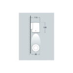 Applique Franca 90 wall in resina a parete 6W 615 lm 2700K-4000K 1xGU10 con diffusore in plastica - Fumagalli - immagine 2